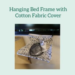 Hanging Bed Frame with Cotton Cover 40x40cm