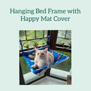 Hanging Bed Frame with Happy Mat Cover 40x40cm